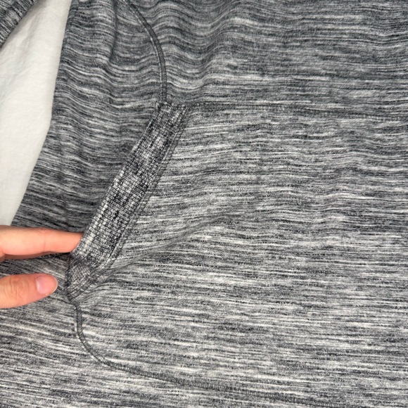 L.L. Bean Cozy Cowl Neck Pullover Sweatshirt Gray Marl | Medium - Picture 3 of 11